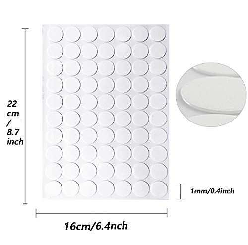 Clear Sticky Tack Adhesive Poster Tacky Putty Removable Round Putty Double-Sided Round No Traces Adhesive Sticke for Festival Decoration(350)