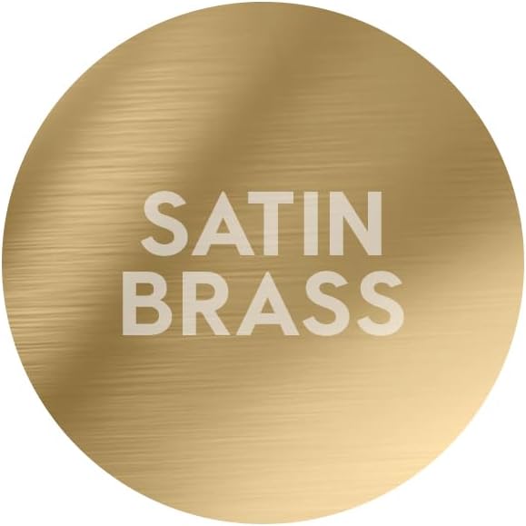 Mega Handles Prime Dummy Lever, Door Handle for Closet or French Doors, Single Side Door Levers, Non-Turning, Fits All Standard Door Sizes, Exposed Screws Included - Satin Brass (1 Pack) 4,29"