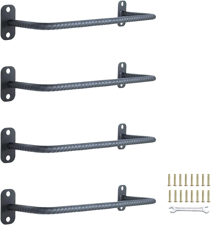 4-Rung Window Well Ladder, Heavy Duty Steel Ladder, Adjustable Basement Egress Ladder, Multi-Purpose Wall Muonted Ladder for Home Safety, Rv Ladder,700LBS