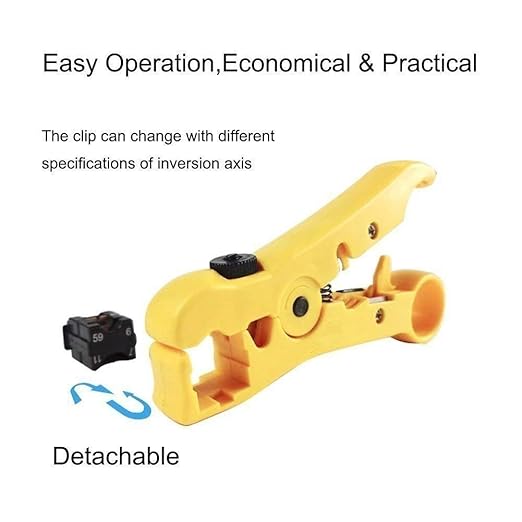 Coaxial Compression Tool Coax Cable Crimper Kit Adjustable rg6 rg59 rg11 75-5 75-7 Coaxial Cable Stripper with 10pcs RG6 F Compression Connectors - Blue