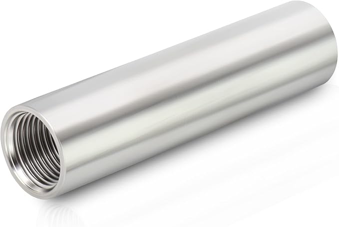 TAISHER 2PCS Stainless Steel Pipe Fittings, 3/4" NPT x 3/4" NPT Female Threaded, 4" Length Nipple Cast Pipe