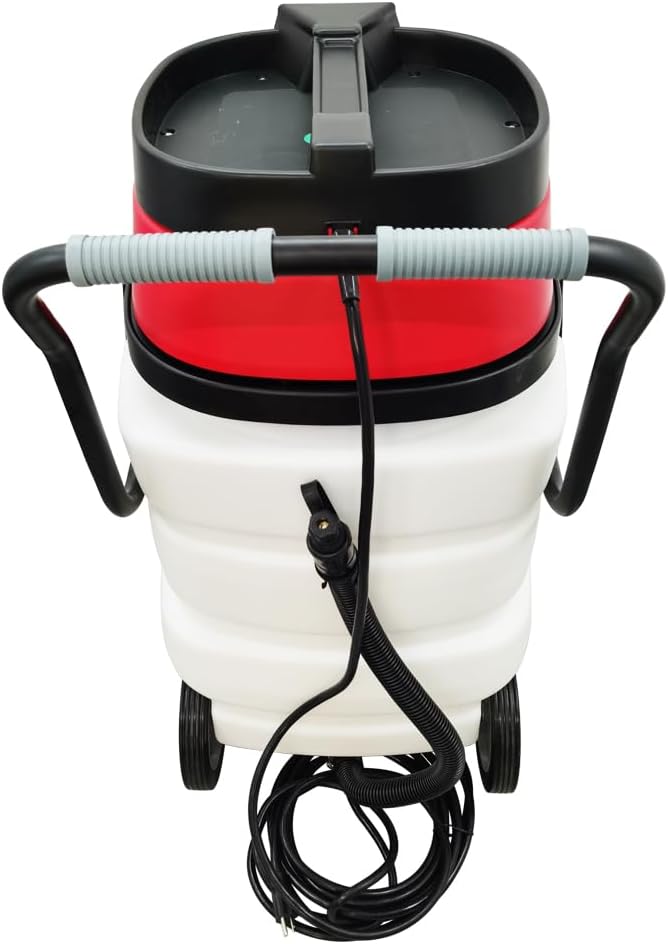 Industrial Wet/Dry Vacuum Cleaner 24 Gallon Commercial Water Suction Machine Vacuum Suction 2-Motors 110V