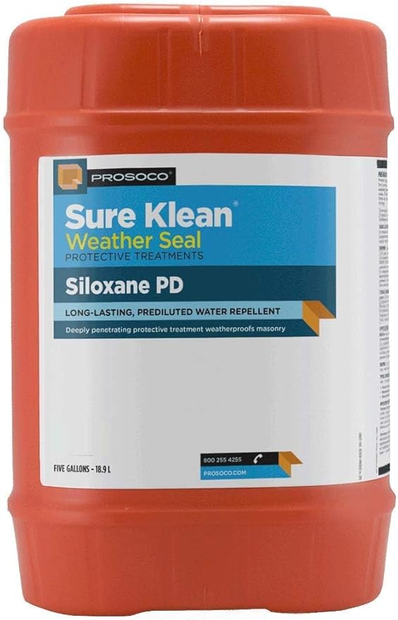 PROSOCO Sure Klean Weather Seal Siloxane PD - Great Water-Based Brick Sealer - (5-Gallon Container)