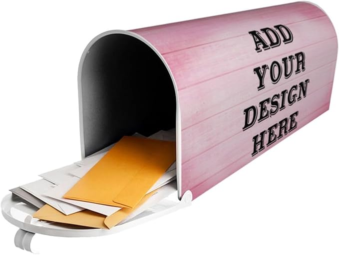 Personalized Mailbox Covers Custom Picture/Photo/Text Magnetic Standard Size Mailbox Wraps Post Letter Box Cover for Garden Yard Outdoor Decorations-19