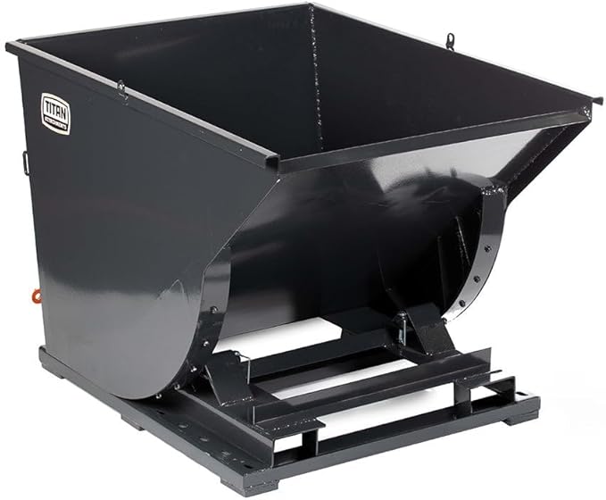 Titan Attachments Self-Dumping Hopper, Fork Lift Operated, Material Handling