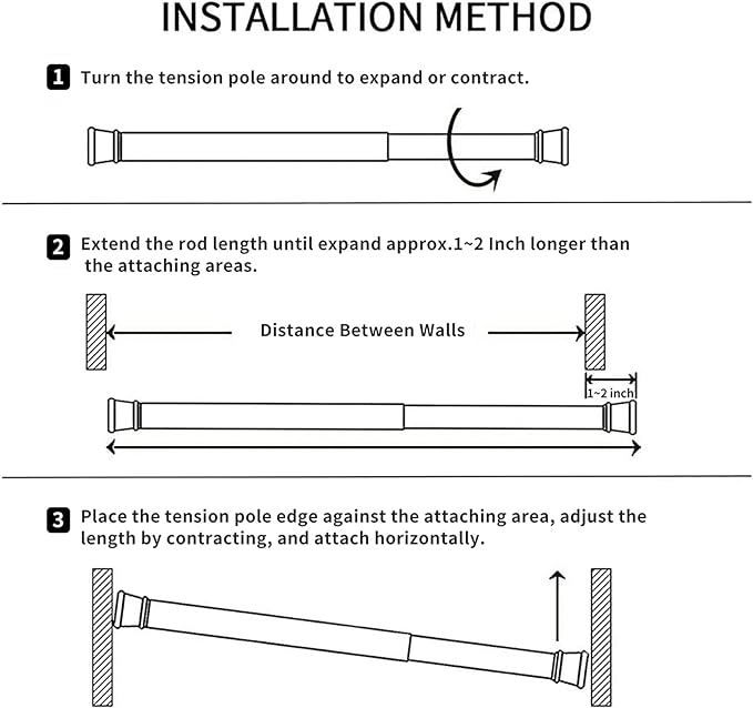 4 Pcs Window Security Bars, Adjustable Sliding Glass Door Bar Sliding Door Security Bar Window Safety Lock Bar with Rubber Tips for Children Home, Extends from 15.8-27.6 Inch, White