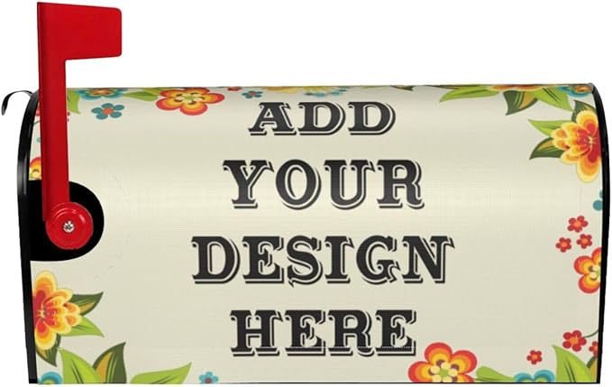 Personalized Mailbox Covers Custom Picture/Photo/Text Magnetic Standard Size Mailbox Wraps Post Letter Box Cover for Garden Yard Outdoor Decorations-15