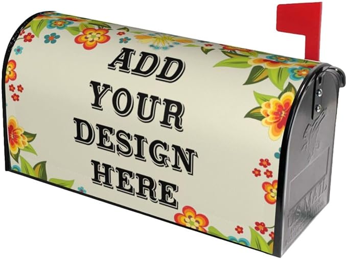 Personalized Mailbox Covers Custom Picture/Photo/Text Magnetic Standard Size Mailbox Wraps Post Letter Box Cover for Garden Yard Outdoor Decorations-15