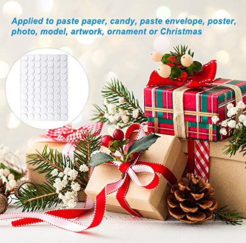 Clear Sticky Tack Adhesive Poster Tacky Putty Removable Round Putty Double-Sided Round No Traces Adhesive Sticke for Festival Decoration(770)