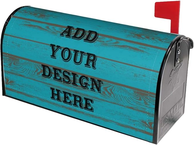 Custom Personalized Mailbox Covers Add Photo Picture Family Name House Address Text Magnetic Mail Cover for Home Garden Yard-9