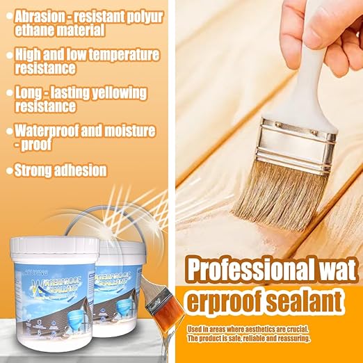 Waterproof Sealant, Acrylic polyols for The Preparation of high Performance Industrial coatings, Invisible Waterproof Coating, 70oz Suitable for Indoor and Outdoor Brick Wall, Metal, Ceramic