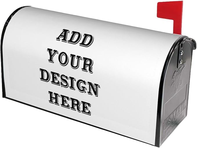 Custom Personalized Mailbox Covers Add Photo Picture Family Name House Address Text Magnetic Mail Cover for Home Garden Yard-20