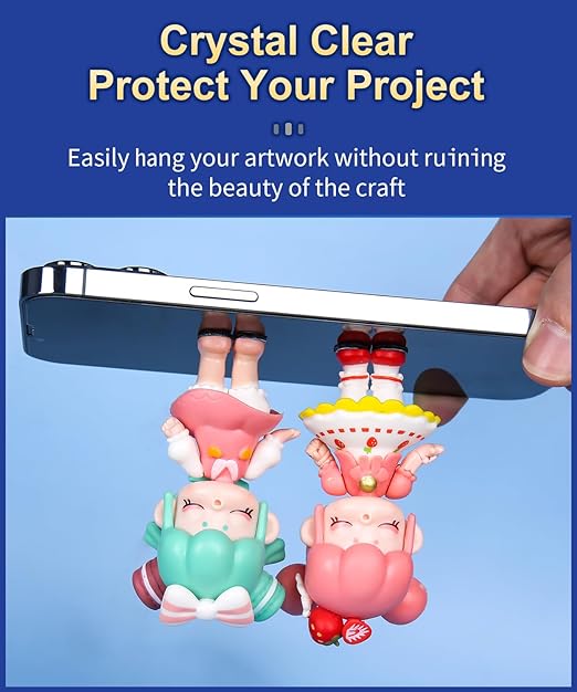 Small Mounting Putty No Residue, Strong Double Sided Glue Adhesive Dots Clear Museum Sticky Tack, Picture Hanging Strips Fixed Posters Map Decor Art Craft Party, Round 0.39 in (504 Pcs)