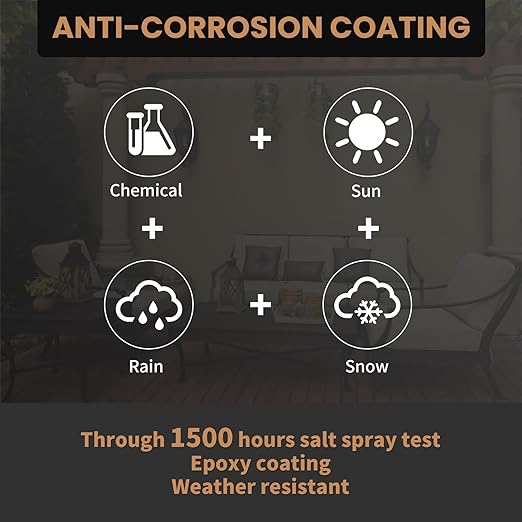 Wood Screws 2-1/2 Inch, FIXLINK Deck Screws #10 x 2-1/2", 105 PCS, Epoxy Coated, T25 Star Bit Above 1500 Hour Salt Spray Coating Outdoor Decking Screws Excellent Rust Resistant for Wood Fence, Brown