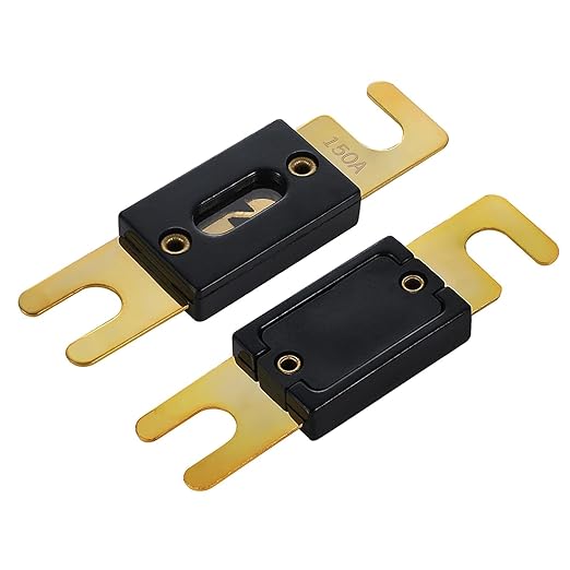 150A ANL Fuse 150 Amp Inline Blade Fuses 32V for Car Audio Inverter Automotive Stereo (Pack of 3 pcs)
