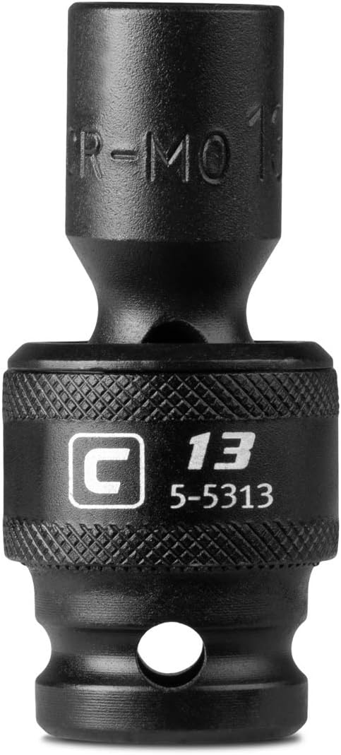 Capri Tools 13 mm Universal Impact Socket, 1/2-Inch Drive, 6-Point, Metric