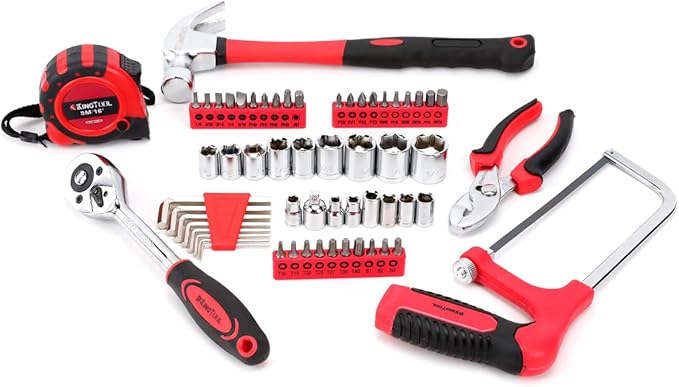 KingTool Home Repair Tool Kit - 226 Piece General Home/Auto Repair Tool Set, General Mechanic Tool Set, General Household Tool Kit, Perfect for Homeowner, Diyer, Handyman