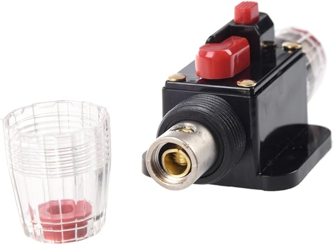 Fuse Holders 60amp 20A 30A 40A 50A 80A 100A 150A Inline Circuit Breaker for Car Audio and Amps Overload Protection Reset Fuse Inverter 12V-24V DC Replace Fuses