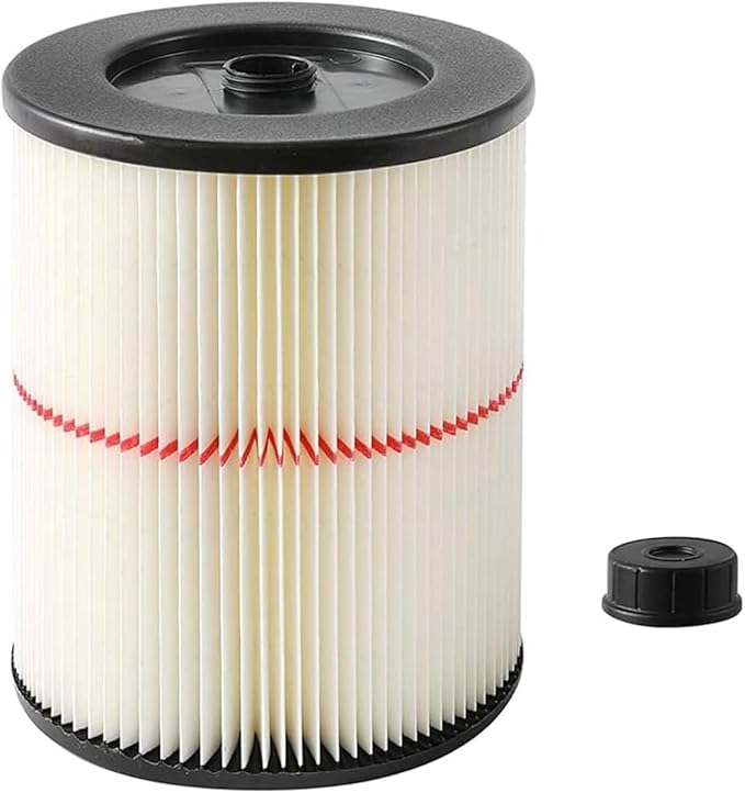 1 Pack 9-17816 Filter for Craftsman Shop Vac Filter Wet/Dry Cartridge Filter Replacement fit 5/6/8/12/16/32 Gallon & Larger Vacuum Cleaner