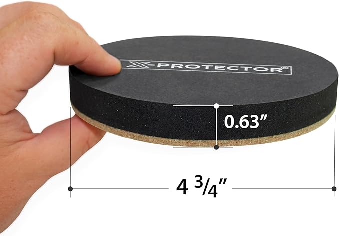 Felt Furniture Sliders Hardwood Floors X-PROTECTOR β 8 PCS 4 3/4 inch Furniture Sliders β Heavy Duty Felt Sliders Hard Surfaces β Move Your Furniture Easily & Safely!