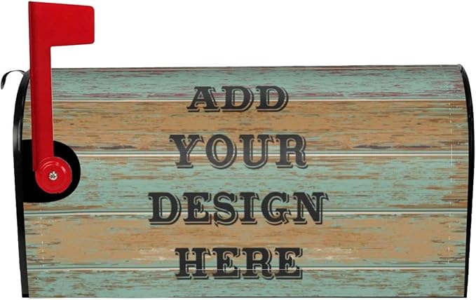 Custom Personalized Mailbox Covers Add Photo Picture Family Name House Address Text Magnetic Mail Cover for Home Garden Yard-16