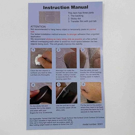 Double Sided Adhesive Putty with Pull Tabs, 500 Removable Clear Dots Sticky Tack, 0.31''x0.51''Waterproof Poster Putty Glue Dot for Party Decoration