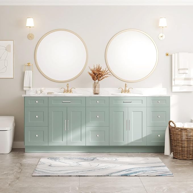 3 Pack Satin Nickel Cabinet Knobs Drawer Knobs Cabinet Pull Handle Timeless Vanity Drawer Pull Handle Classic Cabinet Hardware for Kitchen Bathroom, Screws Included, Nickel-B(1x3)