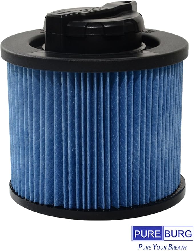 PUREBURG DXVC4002 Cartridge Filter Compatible with DEWALT DXV04T DXV05P DXV05S DXV08S DXV06G 4 Gallon Wet & Dry Shop Vacuum,2-Pack HEPA WASHABLE Dust Clean