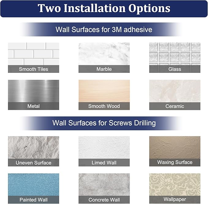 Matte Black Toilet Paper Holder, Adhesive or Screw Toilet Roll Holder Wall Mount, SUS304 Stainless Steel Double Post Pivoting Toilet Roll Holder for Bathroom, Kitchen, Washroom