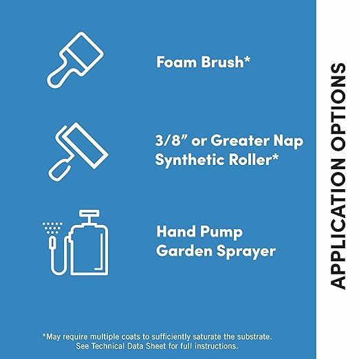 Rain Guard Water Sealers SP-1005 Salt Guard Concentrate Makes 5 Gallons - Clear Natural Finish - Penetrating Protection for Concrete and Masonry from Road Salt, Freeze Thaw, and Ice Damage