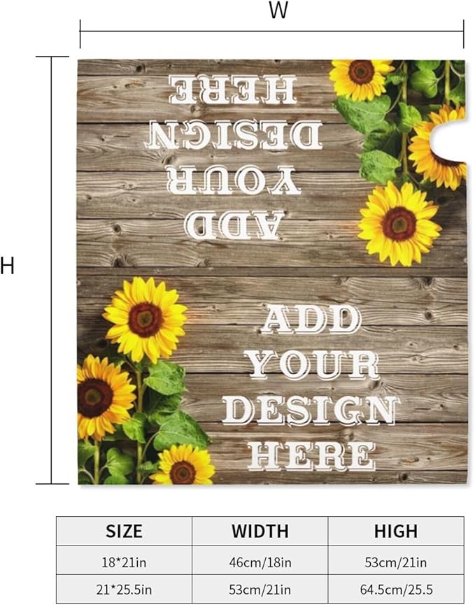 Personalized Mailbox Covers Custom Picture/Photo/Text Magnetic Standard Size Mailbox Wraps Post Letter Box Cover for Garden Yard Outdoor Decorations-6