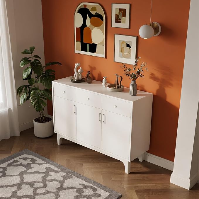 10 Pack 5 Inch(128mm) Hole Center Satin Nickel Modern Cabinet Pulls Kitchen Cabinet Handles Kitchen Cabinet Hardware Timeless Drawer Pulls for Dresser Cupboard Wardrobe, Nickel-B(5x10)