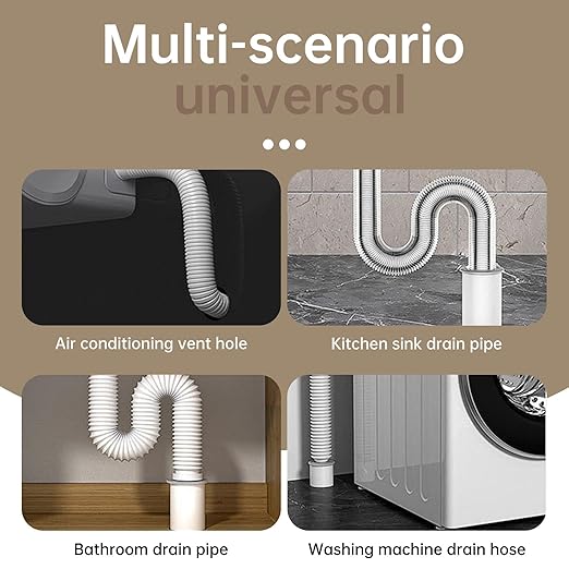 10 Pack White Seal Putty, Waterproof Duct Sealant Clay, Moldable Repair Sealing Mastic for Drain, Wall & AC Pipe Holes Repair, Air & Water Leak Prevention,Duct Seal,Plumbers Putty,Easy to Use