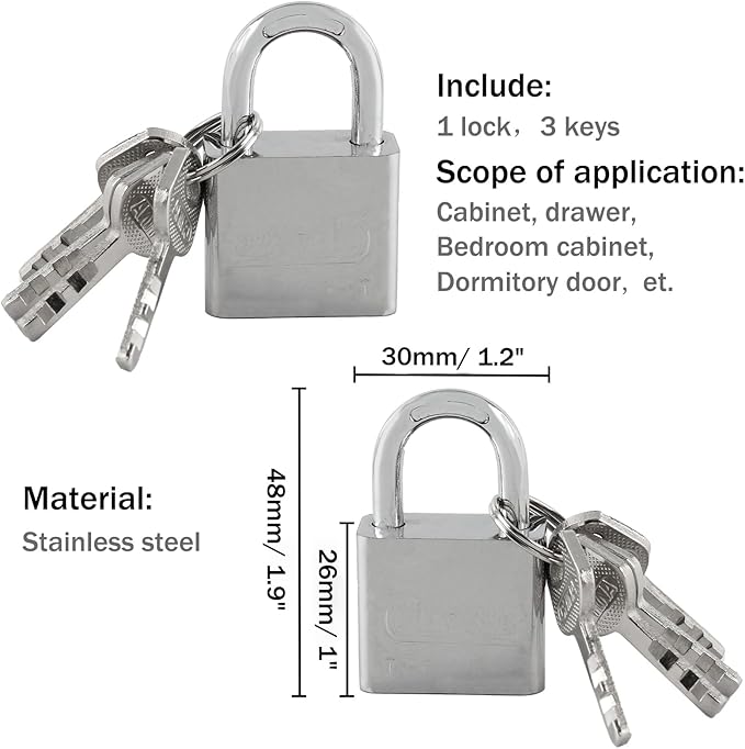 HOWDIA 180 Degree Hasp Lock Latch with Padlock, 5 Inch Stainless Steel Pad Lock Latches Locking Latch Security Door Clasp Hasp for Shed/Gate/Storage(Silver)