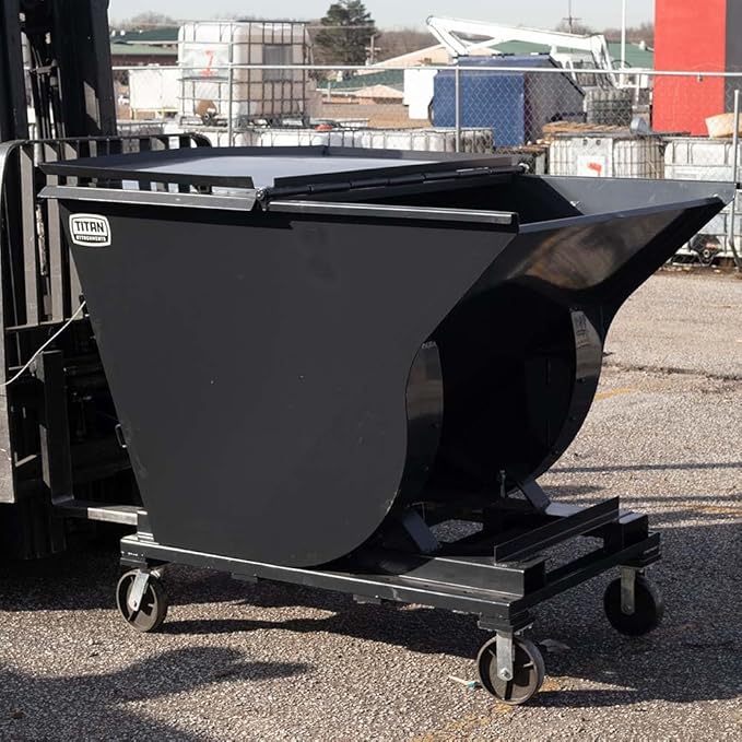 Titan Attachments Self-Dumping Hopper, Fork Lift Operated, Material Handling