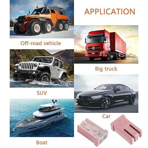 30A 32V Mini Slotted Automotive MCASE Shaped Cartridge Fuse Kit(Pack of 10pcs,30A)