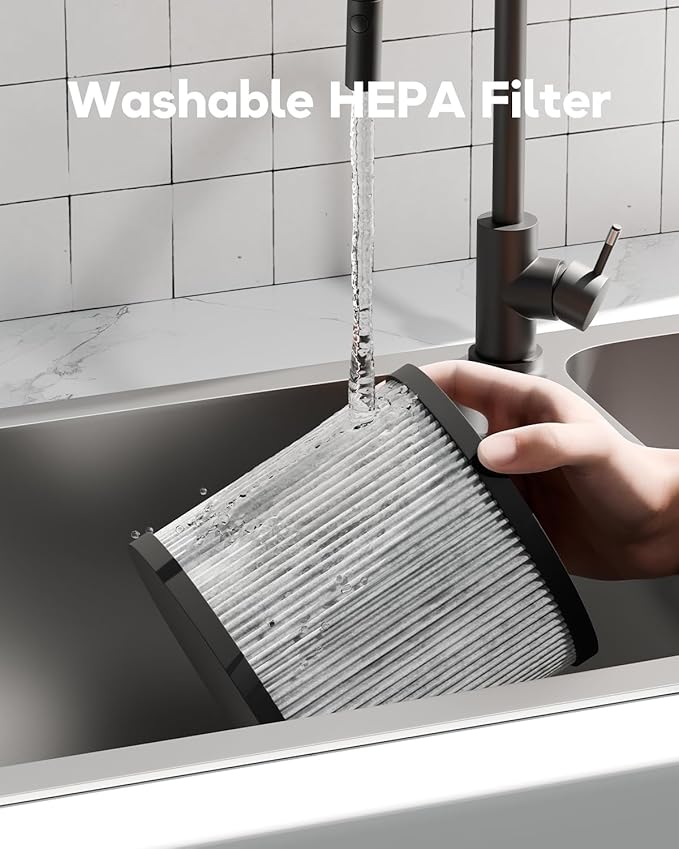 DeForce Cordless Shop Wet Dry Vacuums for DeWalt 20V Max Battery, 5.2-Gallon Portable Shop Vac, 17000Pa with Hose Nozzles HEPA Filters Wheels for Home Projects & Renovations, Mustard(No Battery)