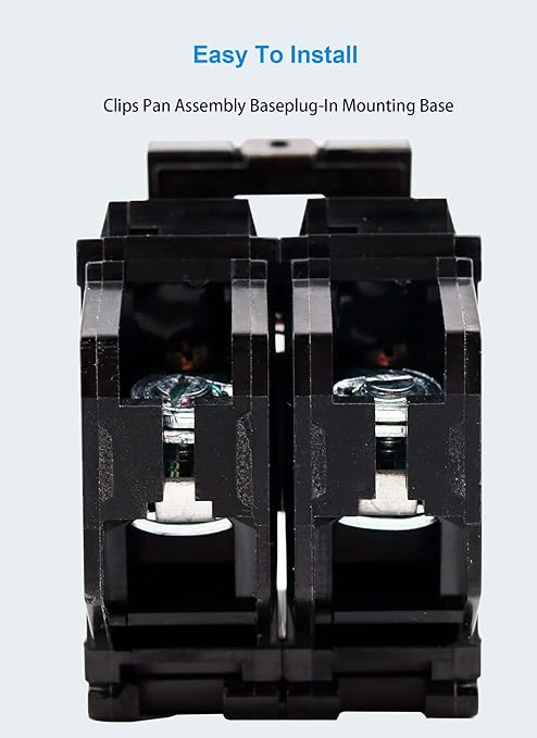 100 amp Breaker 2 Pole Plug-in Mount Type THQL Feeder Molded Case Circuit Breaker 120/240V AC, Compatible with GE Thick Series and Q-Line Series Load Centers