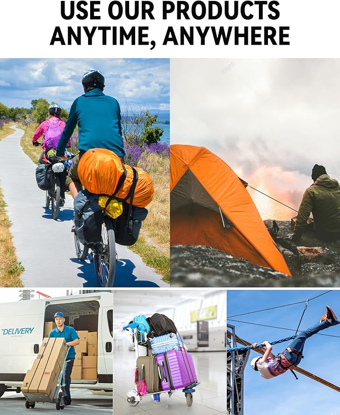 31'' Rubber Bungee Cords Heavy Duty Outdoor with 55.8" Max Stretch & Over 176 lbs Load, 100% EPDM Black Bungee Straps with Standard S Hooks for Cargo, Tarps, Truck, Motorcycle, Weatherproof (50 Pack)