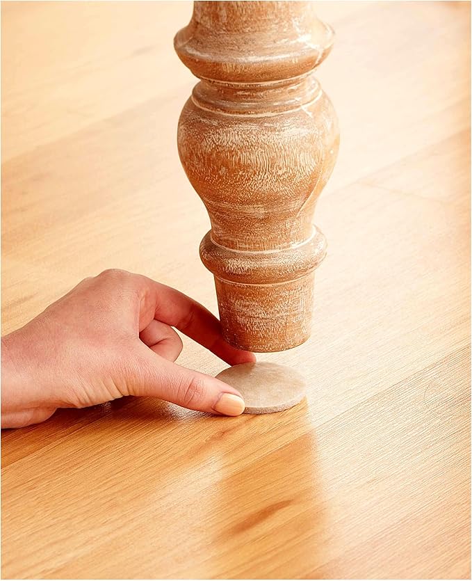 Scotch Felt Pads, Felt Furniture Pads for Protecting Hardwood Floors, Beige, Multi-Pack, 16-3/4 in., 16-1 in., 4-1.5 in., Round, 36 Pads Total