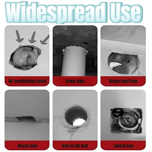 Plumbers Putty for Sink Drain, 2025 Upgrade Sealant Clay, Waterproof Wall Putty Hole Repair, Quick Putty for Wall Holes, Versatile Duct Seal Putty (12)