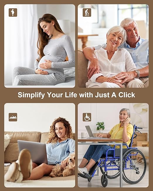 Remote Control Light Bulb Socket, 200FT Range Wireless Light Socket for Pull Chain Light Fixture, Remote Control Light Switch E26 E27 Lamp Socket, No Wiring Needed, FCC Listed