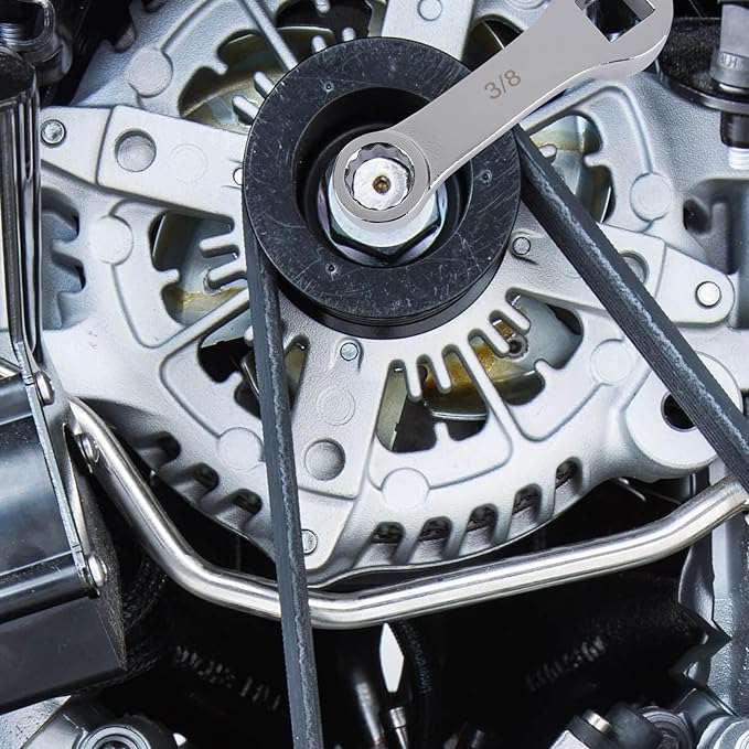 9-Piece Torque Adapter Set - 12-Point Box End Torque Adapter Extension Set - 3/8-Inch Drive for Hard to Reach Places - Includes 3/8", 7/16", 1/2", 9/16", 5/8", 11/16", 3/4", 13/16", 7/8"