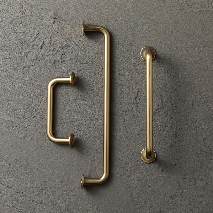 Goo-Ki 7.56"(192mm) c-c Champagne Bronze Cabinet Handle Drawer Pulls Zinc Alloy Kitchen Hardware - 6 Pack Modern Bar Pull Handles for Cupboard Wardrobe,9338UBR-192