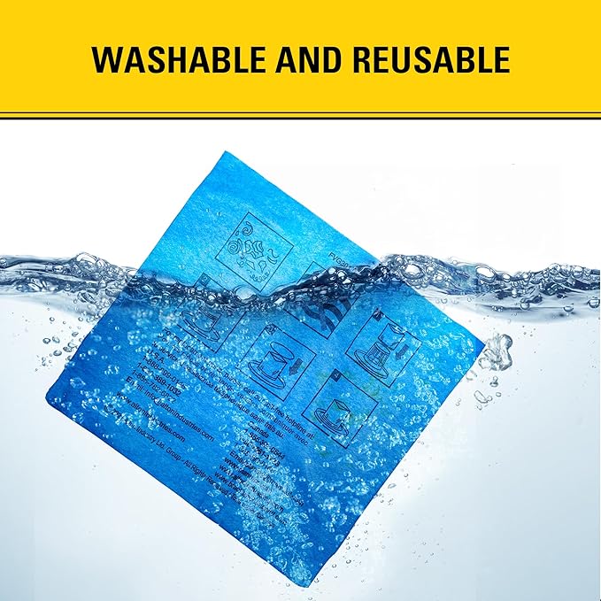 STANLEY Reusable Dry Filter Bag for 1-5 Gallon Wet/Dry Vacuum 25-1217, Compatible with SL18129, SL18130, SL18133, SL18136, SL18301-4B, SL18115P, SL18115, 3 Pack