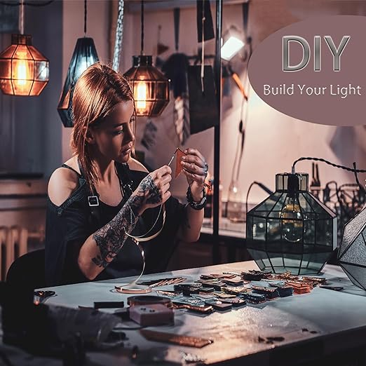 Plug in Pendant Light Kit White- UL 20Ft Light Bulb Socket E26 E27 with Lantern Cord, On/Off Switch, Electrical Wire Lamp Cable for Hanging Ceiling Fixture, 2 Pack