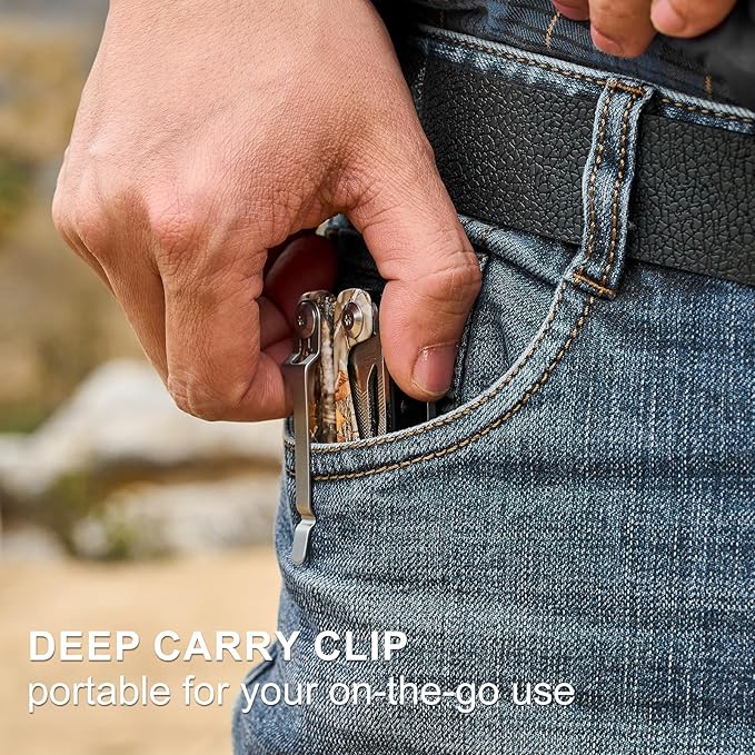 Multitool - 26 in 1 Multi Tool Pliers with Pocket Knife, Bottle Opener, Saw, EDC for Survival Camping, Hunting and Hiking, Stainless Steel