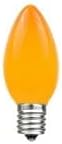 Novelty Lights 500 Case C9 Ceramic Outdoor Christmas Replacement Bulbs, Orange, E17/C9 Intermediate Base, 7 Watt