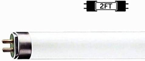 Circle (6 Pack F17T8/850 17W 24 Inch T8 Fluorescent Tube Light Bulb, 5000K Super White, Medium Bi-Pin (G13) Base, 17 Watt T8 Light Bulbs