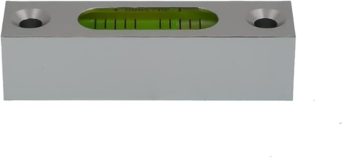 Metal high precision level instrument small strip type leveling square horizontal bubble glass bubble (58X15mm) (k1558264)